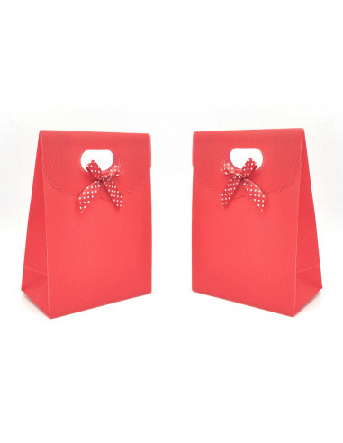 Pack de 12 bolsas para regalo de diferentes y alegres colores, de 16,5 x 12,4 cm, Juego de 12 saquitos para entregar regalos, co