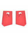 Pack de 12 bolsas para regalo de diferentes y alegres colores, de 16,5 x 12,4 cm, Juego de 12 saquitos para entregar regalos, co