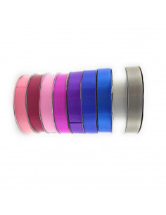 Pack 9 rollos de cinta de regalo diferentes colores 1.8 cm x 22.8 m ideales para regalo y celebraciones