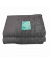 Rams - Pack de 2  toallas de lavabo en algodón, color gris pizarra, 50 x 100 cm, juego de toallas, suaves, altamente absorbentse