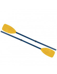 Set de 2 remos desmontables y ajustables de plástico 94 cm ideal para iniciados de stand up remos playa o río