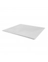 Toldo de polietileno blanco de 4 x 5 m e impermeable, irrompible, lavable con ojetes metalizos cada metro. Plástico de polietile