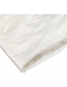 Tradineur - Pack de 6 protectores cubre todo de plástico, cobertor antipolvo y lluvia de polietileno, cubrir muebles (Transparen