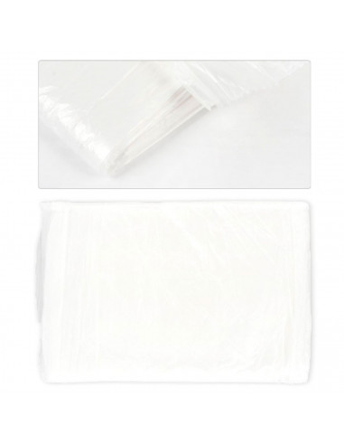 Tradineur - Pack de 6 protectores cubre todo de plástico, cobertor antipolvo y lluvia de polietileno, cubrir muebles (Transparen