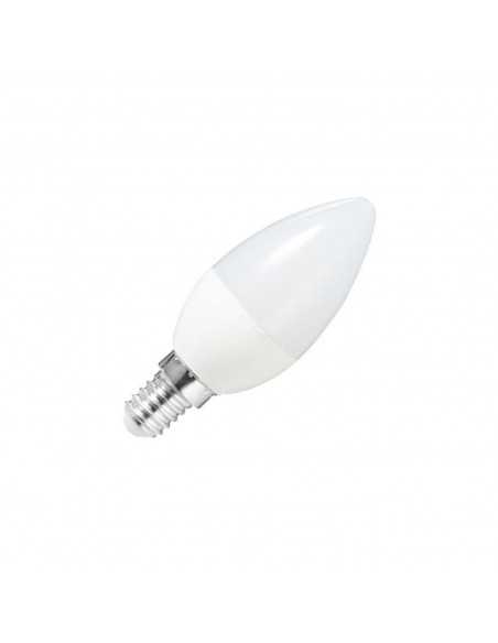 Pack 6 bombillas led vela de 4W 85% economizadora de energía 320 lm 4000K luz natural neutra 180 - 240 v 34 w A+