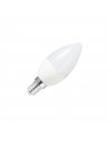 Pack 6 bombillas led vela de 4W 85% economizadora de energía 320 lm 4000K luz natural neutra 180 - 240 v 34 w A+