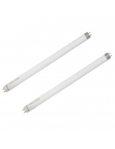 Pack de 2 tubos fluorescentes de 18w, de luz día, G13,T8,960 lm 6400k, 8000h, 220 - 240v 970 ma,B, para diferentes usos, de 61 x