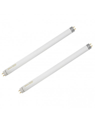 Pack de 2 tubos fluorescentes de 18w, de luz día, G13,T8,960 lm 6400k, 8000h, 220 - 240v 970 ma,B, para diferentes usos, de 61 x