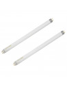 Pack de 2 tubos fluorescentes de 18w, de luz día, G13,T8,960 lm 6400k, 8000h, 220 - 240v 970 ma,B, para diferentes usos, de 61 x