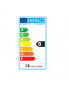 Pack de 2 tubos fluorescentes de 18w, de luz día, G13,T8,960 lm 6400k, 8000h, 220 - 240v 970 ma,B, para diferentes usos, de 61 x