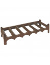 Tradineur - Botellero de plástico apilable para 24 botellas con 4 filas de 6 botellas 46 x 60 x 23 cm (alto x ancho x profundo)