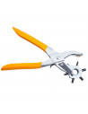 Tradineur - Alicate sacabocados de hierro y mango de goma pinza de uso sencillo ideal para uso profesional y particular, 20 cm