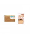 Mesa de bambú plegable color madera ideal para cualquier lugar del hogar mesita tamaño 50 x 30 x 22 cm (ancho x profundo x alto)