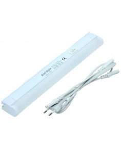 Lampara led ultrafina, regleta led, luminaria led, foco led, tubo fluorescente led, luz con regleta e interruptor, 4w, 350 lm, l