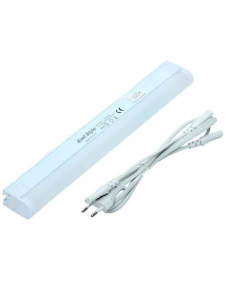 Lampara led ultrafina, regleta led, luminaria led, foco led, tubo fluorescente led, luz con regleta e interruptor, 4w, 350 lm, l Lampara led ultrafina, regleta led, luminaria led, foco led, tubo fluorescente led, luz con regleta e interruptor, 4w, 350 lm, l