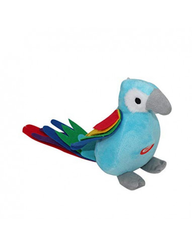Toinsa - pack 3 loros de peluche con sonido color surtido peluche musical a presión ideal para niños