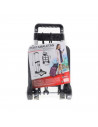 Tradineur - Carro portamaletas Plegable - Fabricado de Acero con 2 Ruedas - Carrito de Mano para Viajes con Pulpo elástico - 89,