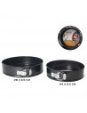Gerimport - Set de 2 moldes redondos lida, para tartas, pasteles, bizcochos, 2 bandejas antiadherentes con forma de pastel, dime