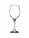 Tradineur - Set de 6 copas de vino de cristal modelo fame, 395 ml, juego de 6 copas de vino, 21 x 7 cm