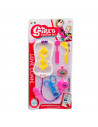 Set de niña doctora de juguete, plástico, kit infantil con accesorios para jugar a los médicos, estetoscopio, tijeras, pinzas, r