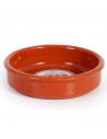 Cazuela redonda de barro - Apta para vitro y horno - Ideal para guisos y asados caseros  Ø 14 cm