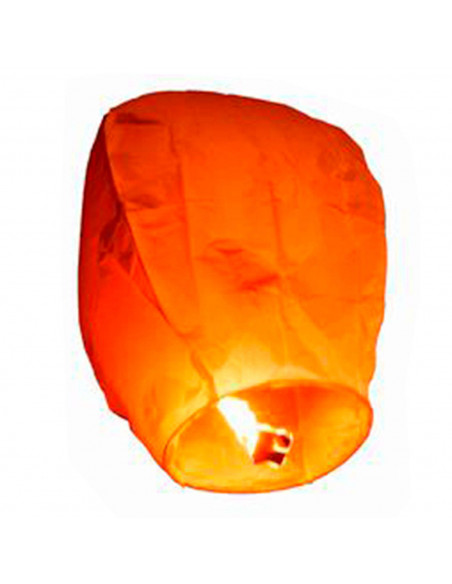 Pack de 12 farolillos voladores de papel con luz, de 96 x 38 x 50 cm, para celebraciones. Set de 12 mini globos de papel para la