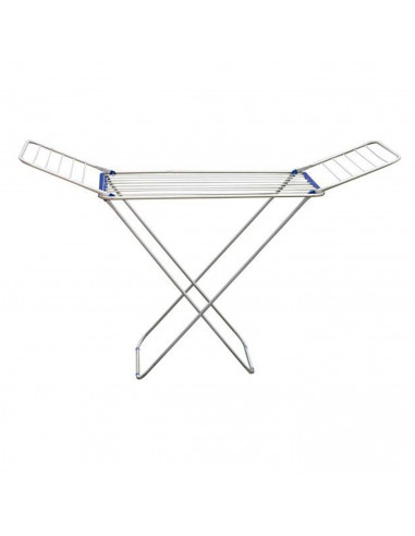 Tendedero plegable de aluminio con alas, 1.75 de ancho. Soporte para tender la ropa en interior o exterior, 175 x 55 x 110 cm id