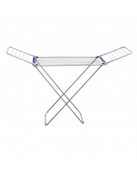 Tendedero plegable de aluminio con alas, 1.75 de ancho. Soporte para tender la ropa en interior o exterior, 175 x 55 x 110 cm id