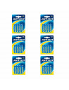 Juego de 6 packs de 4 pilas AA, r6, 1,5 v "júpiter" ideal para el hogar. Set de 24 pilas no recargables, para una gran diversida