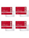 Pack de 4 cuadernos de dibujo, papel blanco con recuadro A4, 21 x 29,7 cm, set de 4 blocs de notas, bocetos, encuadernación de e