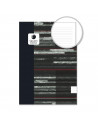 Pack de 5 libretas rayadas A4, 48 hojas, 90 gr., cuaderno a rayas grapado, tapa blanda, 21 x 29,7 cm, material escolar, colores