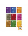 Pack de 5 libretas rayadas A4, 48 hojas, 90 gr., cuaderno a rayas grapado, tapa blanda, 21 x 29,7 cm, material escolar, colores