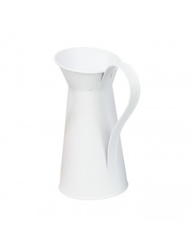 Tradineur - Jarrón de latón rústico, maceta de casa de campo, jarra de leche vintage, jarra de país, cubo para decoraciones cent