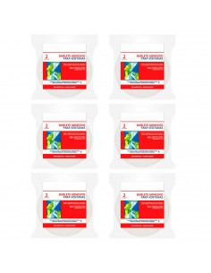 6 Packs de 2 unidades de burletes aislantes adhesivos para ventanas, tira de sellado, junta para puerta, 12 unidades, 500 x 0,9