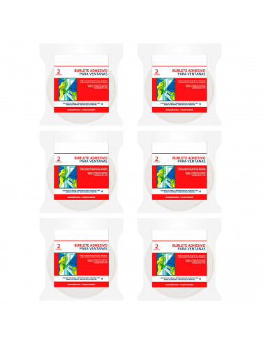 6 Packs de 2 unidades de burletes aislantes adhesivos para ventanas, tira de sellado, junta para puerta, 12 unidades, 500 x 0,9