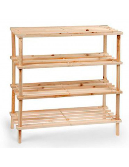 Zapatero de madera 4 niveles. estantería, mueble fabricado en madera 4 alturas multiuso, soporte para zapatos, pasillo, entrada,