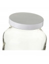 Tarro dispensador de cristal con grifo 4,2 litros, bote dispensador bebidas, botella con grifo, garrafa agua, jarra 26,2 x 16 cm