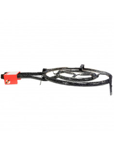 Tradineur - Quemador paellero gas butano 50 cm diámetro con patas, aro paellero esmaltado, hornillo paellas, homologado, exterio