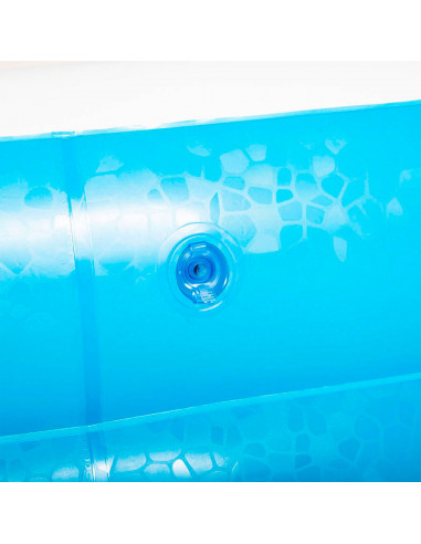 Tradineur - Piscina rectangular hinchable 262 x 175 x 51 cm, piscina inflable 778 litros, paredes extra anchas, exterior, jardín