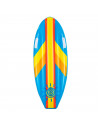 Tradineur - Colchoneta surf infantil hinchable con asas 112 x 40 x 10 cm, flotador inflable flotante natación, niños, playa y pi