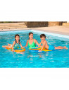 Tradineur - Colchoneta surf infantil hinchable con asas 112 x 40 x 10 cm, flotador inflable flotante natación, niños, playa y pi