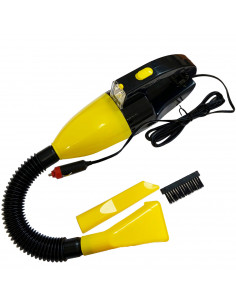 Aspirador de coche 50-60 W, aspirador de mano portátil, filtro integrado, DC12V, toma mechero, cable 1,8 m, limpieza de vehículo