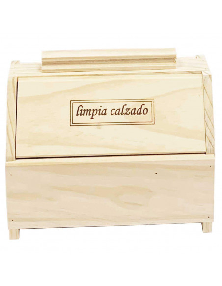 Caja de madera limpia calzado 20.7 x 24.5 x 14.9 cm, recipiente madera para utensilios de limpiar zapatos con asa y tapas a los Caja de madera limpia calzado 20.7 x 24.5 x 14.9 cm, recipiente madera para utensilios de limpiar zapatos con asa y tapas a los