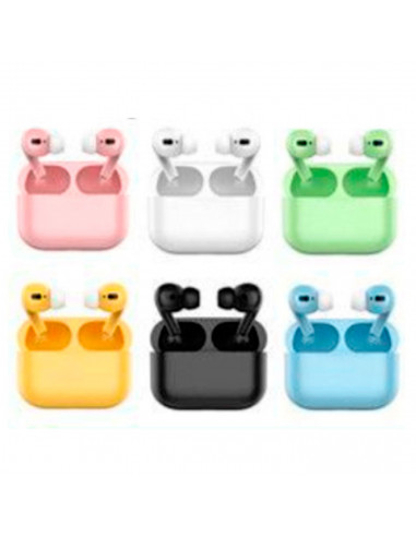 Auriculares para móvil inalámbricos bluetooth con estuche, color aleatorio