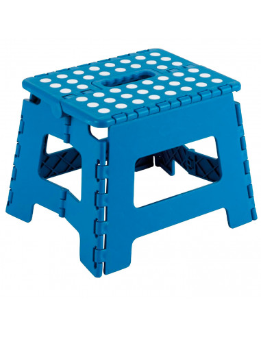 Tradineur - Taburete plegable pvc infantil multiuso 21 x 17 x 18 cm, carga máxima 150 kg, taburete de plástico niños, guardería,