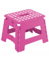 Tradineur - Taburete plegable pvc infantil multiuso 21 x 17 x 18 cm, carga máxima 150 kg, taburete de plástico niños, guardería,