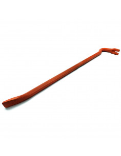 Tradineur - Pata de cabra de hierro 60 cm de longitud, palanca de encofrador, pie de cabra, quitaclavos, herramienta sacaclavos,
