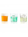 Set de 12 vasos de cristal 35,5 cl, modelo Bodega, pack de 12 vasos para pinta de cerveza 8,3 x 8,8 cm, diseño clásico, resisten
