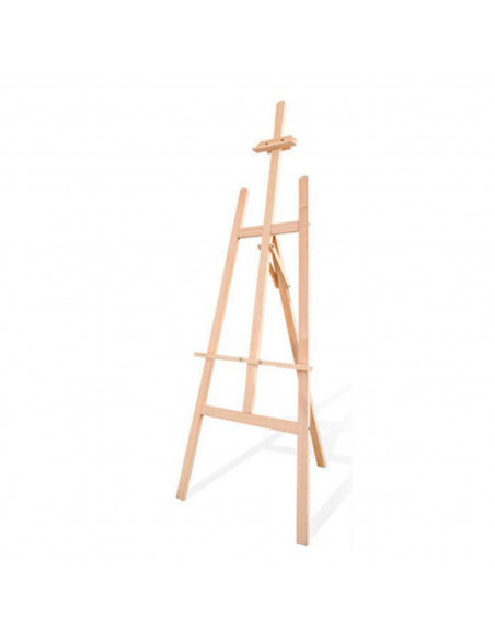 Caballete de madera para pintar, regulable, 120 cm, tres patas, soporte de lienzos para pinturas al óleo, acrílicas o exposición