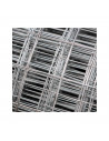 Tradineur - Rollo de malla metálica galvanizada cuadrada gris, 1 x 5 m, valla, cierre de alambre, mallado 25 x 25 mm, grosor 0,9